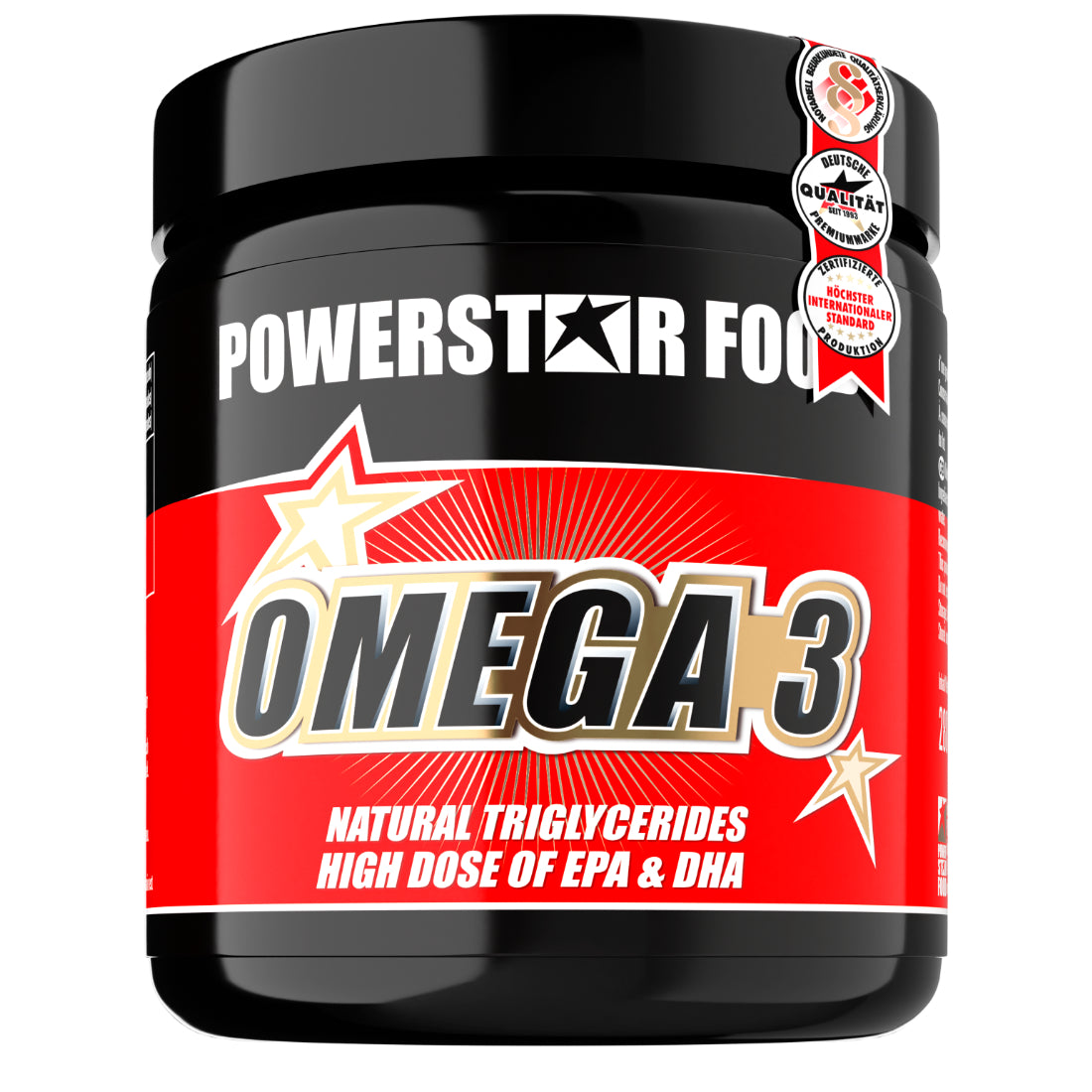 OMEGA 3 - Fettsäuren - 200 Fischöl Kapseln
