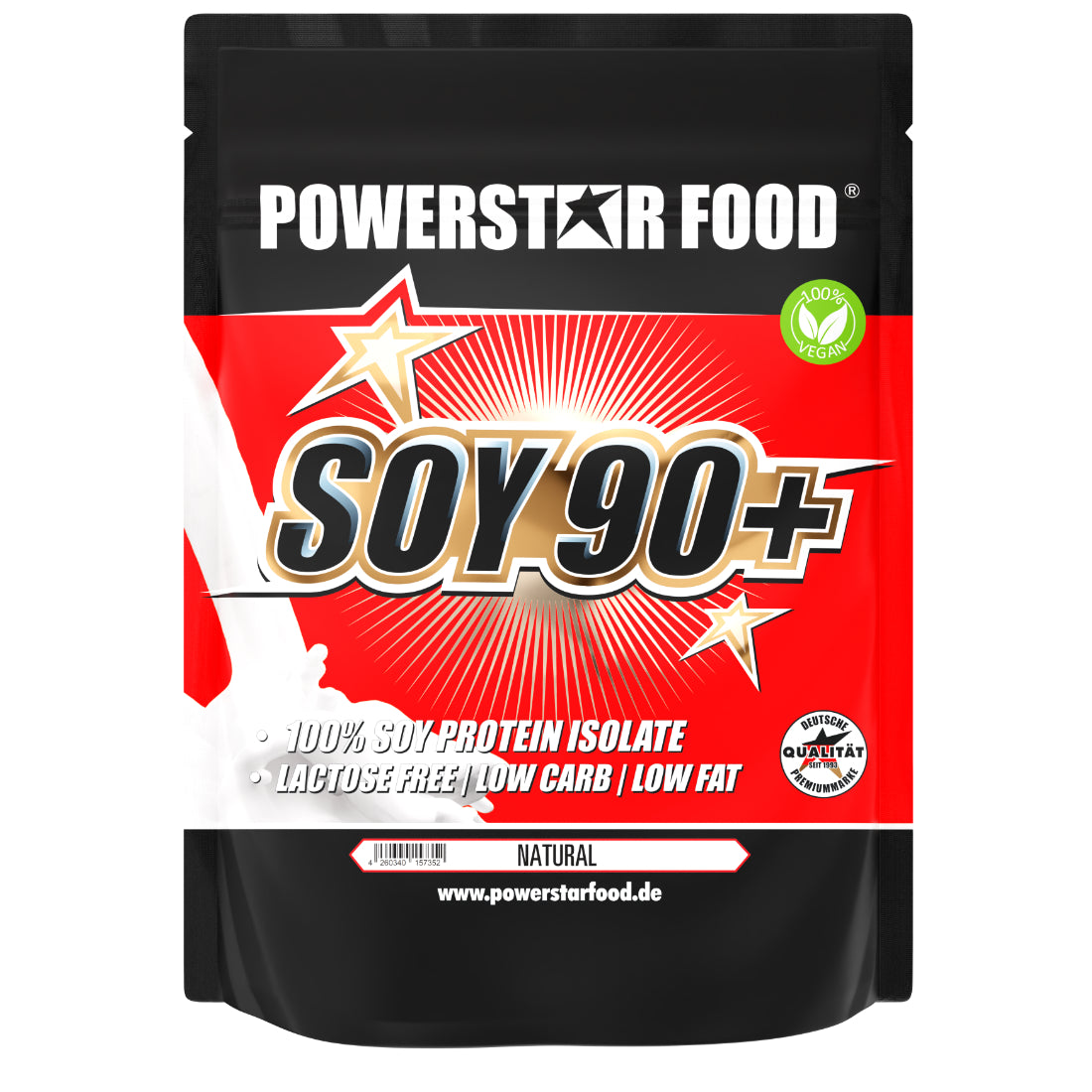 SOY 90 + - Shake d'isolat de protéine de soja - Vegan - 1000g de poudre