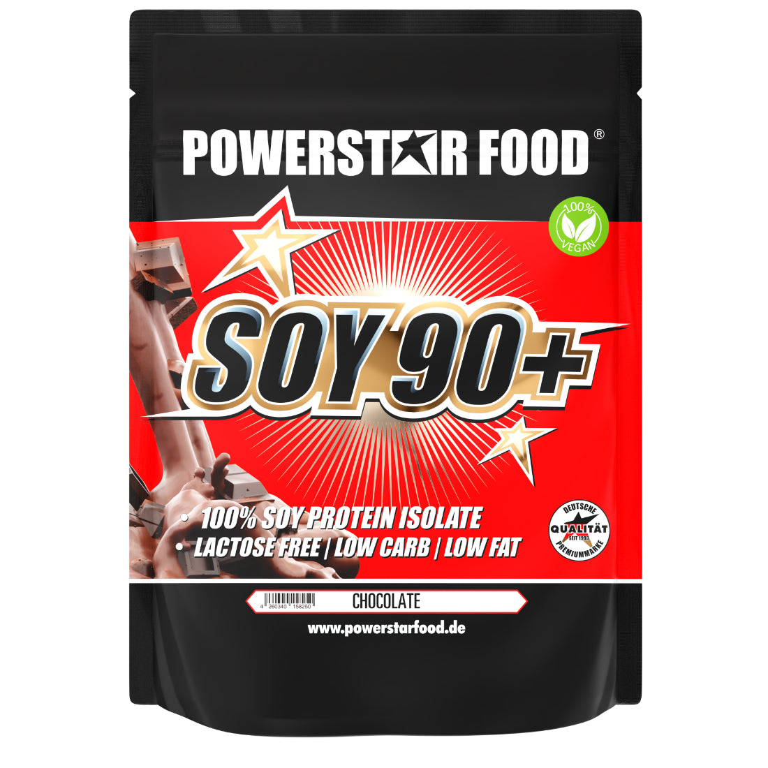 SOY 90 + - Shake d'isolat de protéine de soja - Vegan - 1000g de poudre