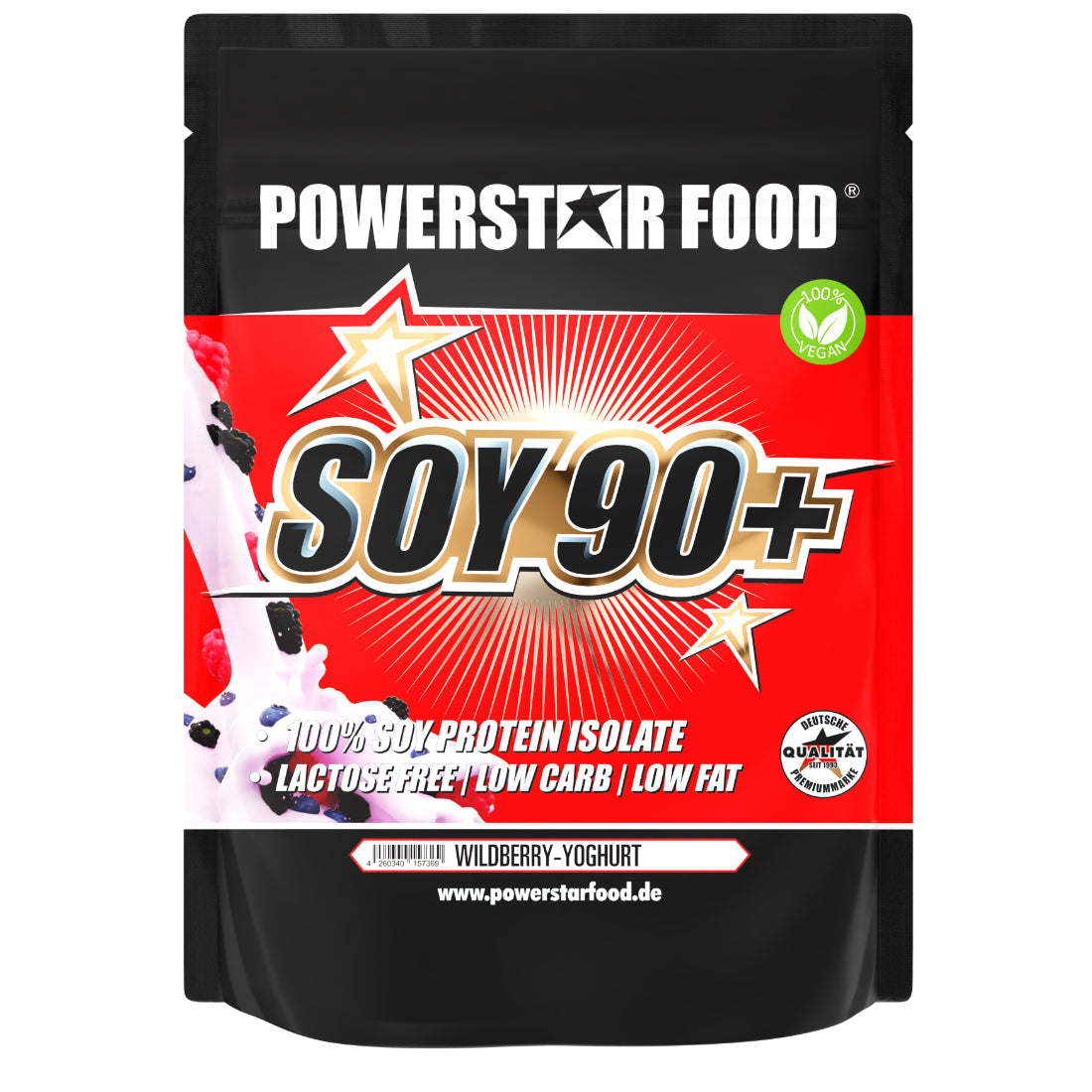 SOY 90 + - Shake d'isolat de protéine de soja - Vegan - 1000g de poudre
