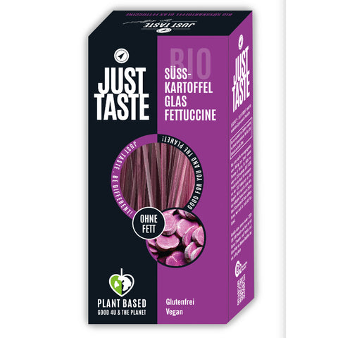 BIO LILA SÜßKARTOFFEL FETTUCCINE - Bio Nudeln - 250 g - Just Taste CN-BIO-154