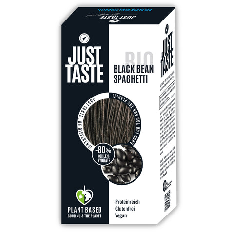 BIO BLACK BEAN SPAGHETTI - Bio Nudeln - 250g - Just Taste CN-BIO-154