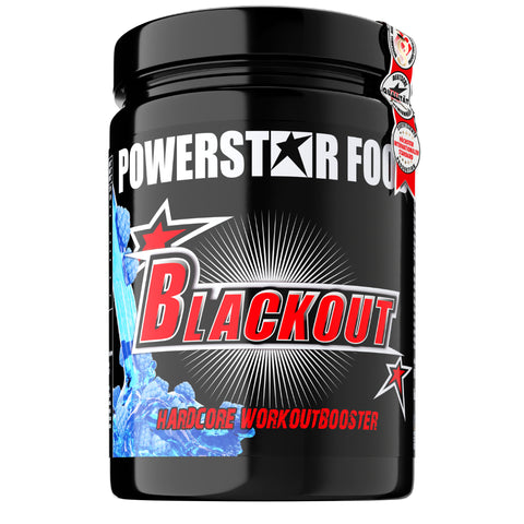 BLACKOUT - Hardcore Pre Workout Booster - 600 g