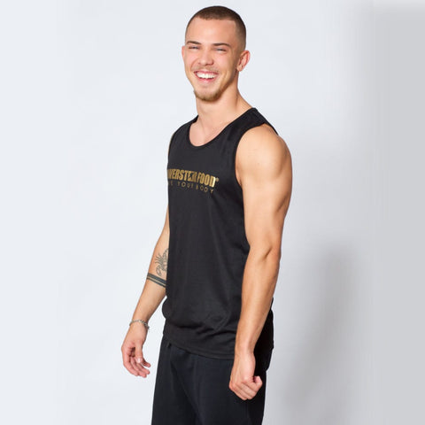 POWERSTAR FOOD Tank Top / Muskelshirt für Training - schwarz